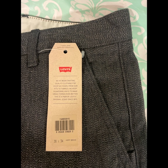 Mens Levis casual joggers pants sz 36-34